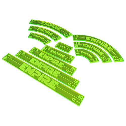 LITKO Space Fighter 2nd Edition Empire Maneuver Gauge Set, Fluorescent Green 11
