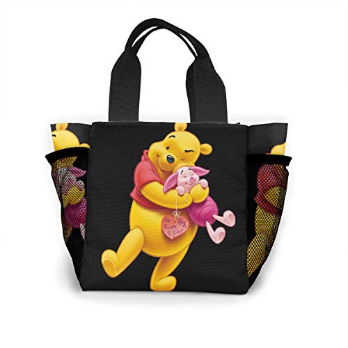 Lunch Bag Winnie The Pooh And Piglet Insulated Lunch Tote For Womens Men Picnic Work Travel
