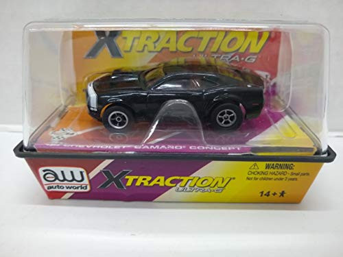 Auto World SC184 2006 Camaro Concept HO Scale Electric Slot Car - Black