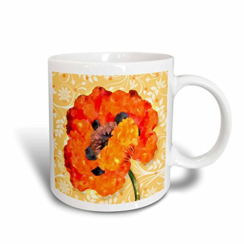 3dRose mug_219701_2 Waving Flag Of Wisconsin On Pole State Motto Blue Background - Mug, 15 oz