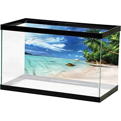 ScottDecor Holiday Undersea Backdrop Seascape Nature Jungle Decals Sticker L24 X H12 Inch