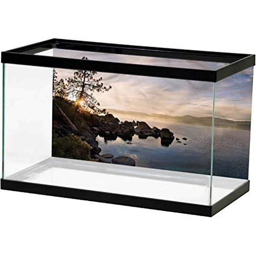 ScottDecor Lake Undersea Backdrop Lake Tahoe at Sunset Glass Sticker L24 X H12 Inch ScottDecor Lake Undersea Backdrop Lake Tahoe at Sunset Glass Sticker L24 X H12 Inch