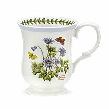Portmeirion Botanic Garden Terrace Lilac Border Wind Flower Mug Porcelain Fine China