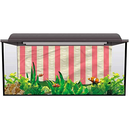 ScottDecor Aquarium Background Picture Retro,Carmine Orcher Stripes Photography Background L24 X H16 Inch ScottDecor Aquarium Background Picture Retro,Carmine Orcher Stripes Photography Background L24 X H16 Inch