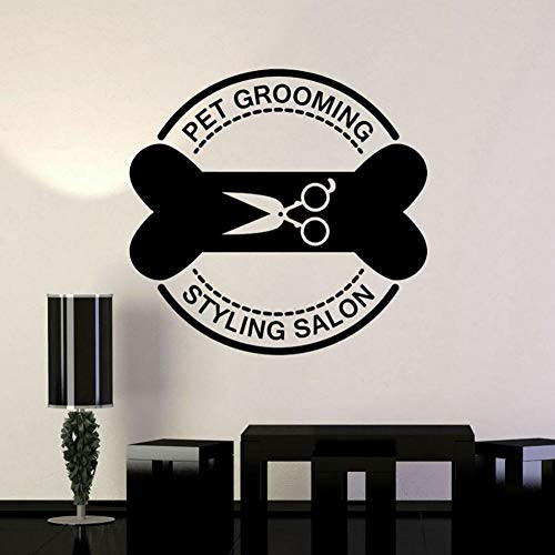 Wall Stickers Vinyl Wall Decal Pet Grooming Beauty Styling Salon Interior Decor Cat Dog Bone Scissors Art Mural Window Glass Sticker 42X43 cm Y8 Wall Stickers Vinyl Wall Decal Pet Grooming Beauty Styling Salon Interior Decor Cat Dog Bone Scissors Art Mural Window Glass Sticker 42X43 cm Y8