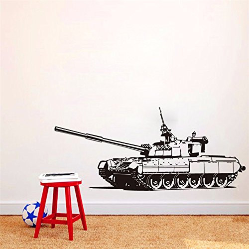 Home Decoration Wall Stickers Wall Sticker Heavy Tank Wall Sticker Home Children's Room Art Deco StickerWall Sticker Decals Home Wall DIY Decors Self-adhesive wall art sticker bedroom, house, living.