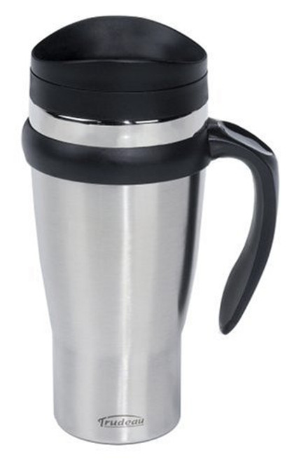 Trudeau Maison Drive Time Travel Mug, 18 oz, Stainless Steel