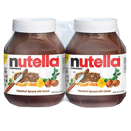 Nutella Hazelnut Spread, 33.5 oz each, 4 Count