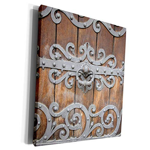 3dRose Danita Delimont - Cindy Miller Hopkins - Doors - Switzerland, Basel. Church, heavy wooden door with ironwork design. - Museum Grade Canvas Wrap cw_187537_1 3dRose Danita Delimont - Cindy Miller Hopkins - Doors - Switzerland, Basel. Church, heavy wooden door with ironwork design. - Museum Grade Canvas Wrap cw_187537_1