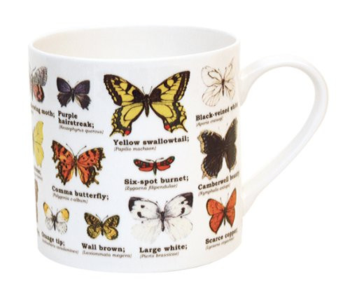 Gift Republic Multi Butterfly Bone China Ecologie Mug