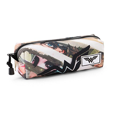 Karactermania Wonder Woman Collage-Square  Pencil Cases, 22 cm, Brown