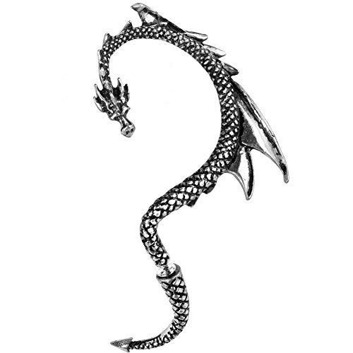 The Dragon's Lure Ear Wrap by Alchemy Gothic Metal-Wear