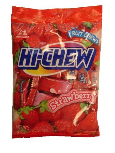 Morinaga Hi Chew Strawberry Candy, 3.53 Ounce -- 6 per case.