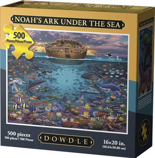 Dowdle Jigsaw Puzzle - Noah's Ark Under the Sea - 500 Piece Dowdle Jigsaw Puzzle - Noah's Ark Under the Sea - 500 Piece