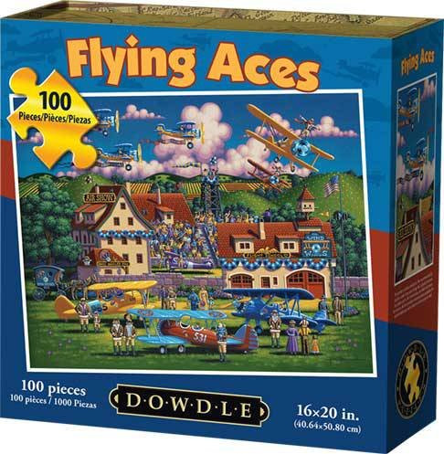 Dowdle Jigsaw Puzzle - Flying Aces - 100 Piece