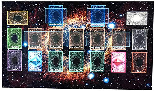 BDLV YuGiOh Playmat Master Rule 4 Link Zones Custom Playmat - MTG TCG Yu Gi Oh VG Playmat
