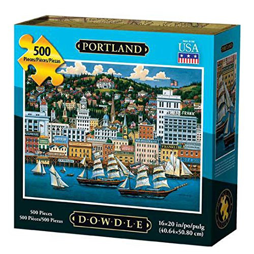 Dowdle Folk Art Portland Puzzle (500 Piece)
