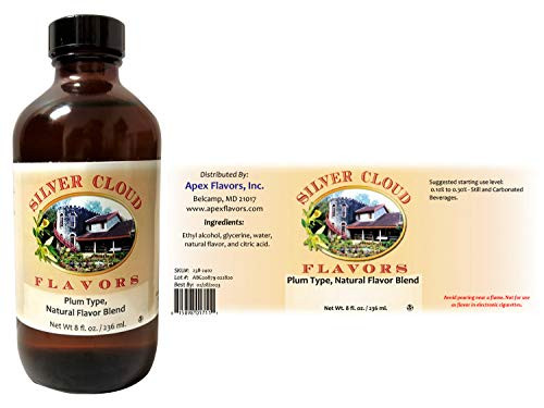 Plum Type Extract, Natural Flavor Blend - 8 fl. oz. glass bottle