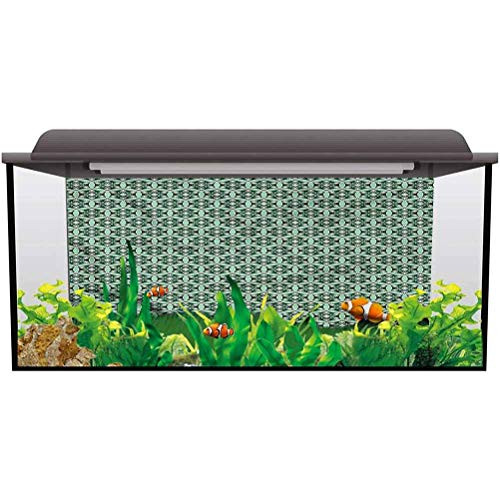ScottDecor Aquarium Background Picture Oriental,Middle East Circle Pattern Paper Cling L24 X H24 Inch ScottDecor Aquarium Background Picture Oriental,Middle East Circle Pattern Paper Cling L24 X H24 Inch