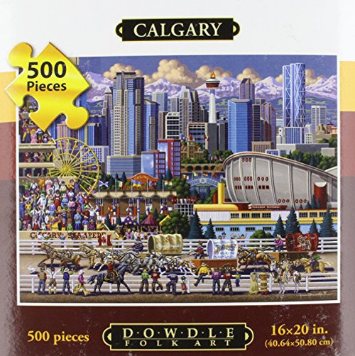 Dowdle Folk Art Calgary Puzzle Dowdle Folk Art Calgary Puzzle