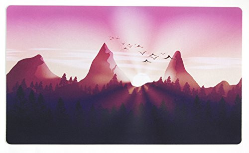 Inked Playmats Pink Sunset Playmat Inked Gaming TCG Game Mat for Cards