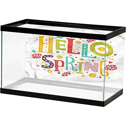 ScottDecor Hello Undersea Backdrop Colorful Spring Elements Decals Sticker L24 X H24 Inch ScottDecor Hello Undersea Backdrop Colorful Spring Elements Decals Sticker L24 X H24 Inch