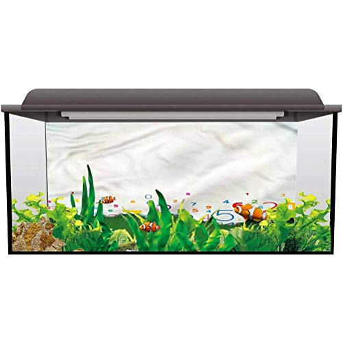 ScottDecor Aquarium Background Sticker Mathematics Classroom,Colored Digit Thicken PVC Adhesive Static Cling L30 X H12 Inch ScottDecor Aquarium Background Sticker Mathematics Classroom,Colored Digit Thicken PVC Adhesive Static Cling L30 X H12 Inch