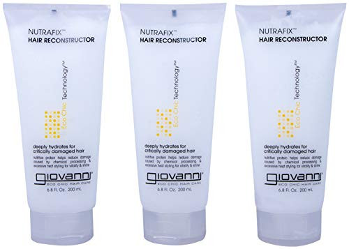 Giovanni Nutraflix Hair Reconstructor, Packaging May Vary, 6.8 Ounce tube (Pack of 3)
