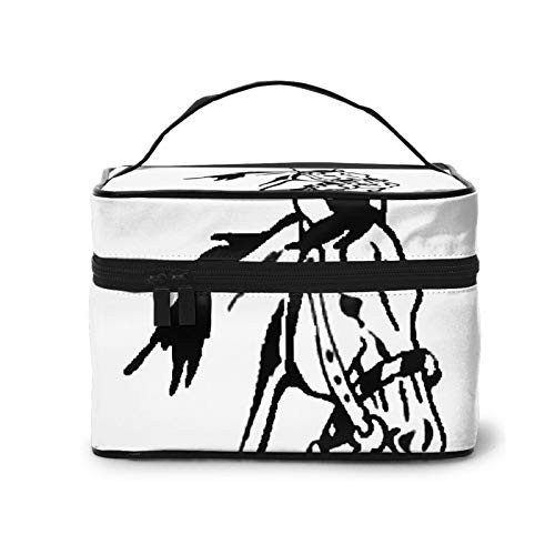 Western Horse Makeup Bag Portable Travel Cosmetic Bag Makeup Case Organizer Storage Pouch Bags Box