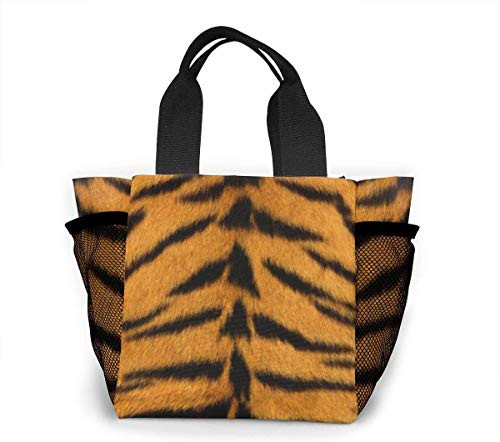 Leopard Style Print Large Lunch Bag Container Thermal Cooler Pack Picnic Bag Travel Office Beach
