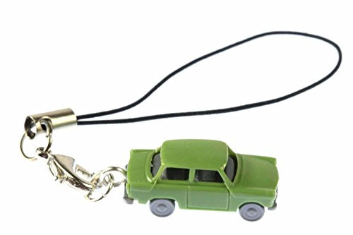 Miniblings Trabi Trabant GDR East Germany Car Cult Retro Vintage Mobile Phone Charm Pendant Model 1 160 Miniature Car Green