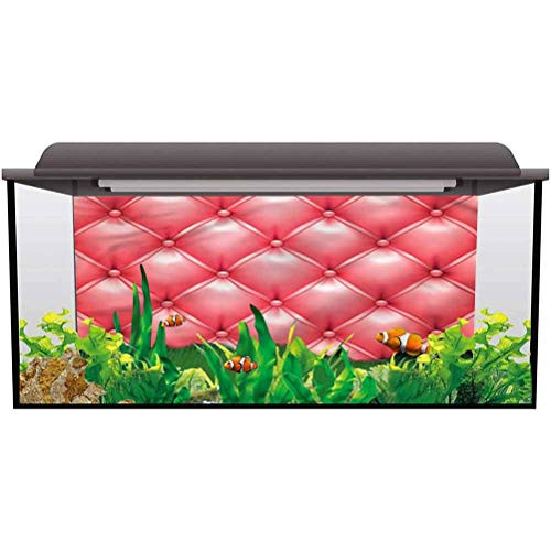 ScottDecor Aquarium Background Sticker Modern,Stylized Cushion Pattern PVC Adhesive Static Cling Backdrop Decorative Paper L30 X H18 Inch