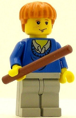 LEGO Harry Potter Minifig Ron Weasley Blue Sweater