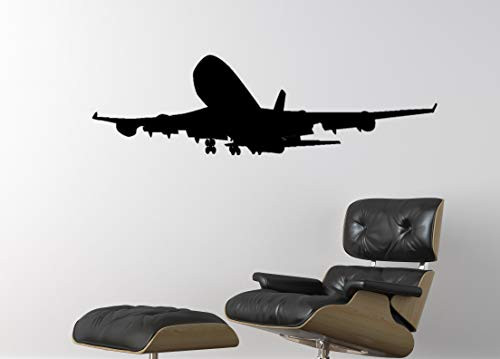 aluckyhorseshoe Aircraft Wall Decal Jet Airliner Sticker Aviation Room Decor Kids Boys Room Mural Airplane Jet College Dorm Office Decor 13 X 48 inches aluckyhorseshoe Aircraft Wall Decal Jet Airliner Sticker Aviation Room Decor Kids Boys Room Mural Airplane Jet College Dorm Office Decor 13 X 48 inches