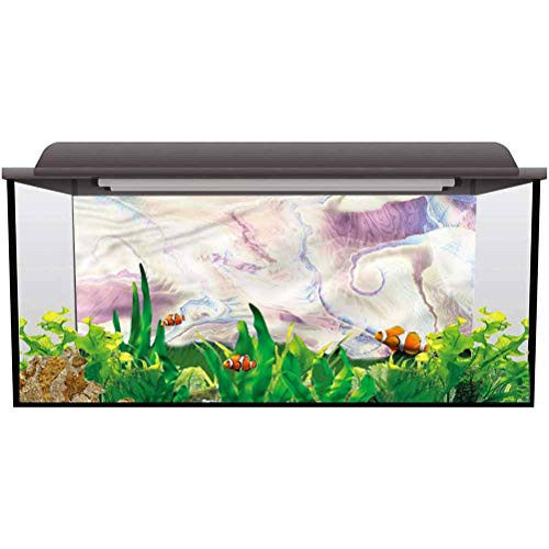 ScottDecor Aquarium Wallpaper Background Marble,Vintage Antique Ottoman Art 3D Double-Sided Adhesive Wallpaper L36 X H16 Inch