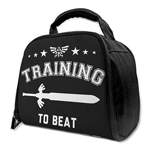 Legend Of Zelda Training To Beat Ganondorf Reusable Insulation Bags Picnic Lunch Box For Adult And Kids, Lunch Cooler For Office Work