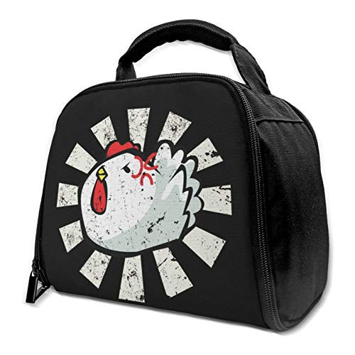 Legend Of Zelda Cucco Retro Japanese Reusable Insulation Bags Picnic Lunch Box For Adult And Kids, Lunch Cooler For Office Work