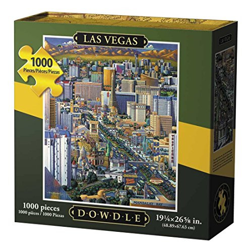 Jigsaw Puzzle - Las Vegas 1000 Pc By Dowdle Folk Art