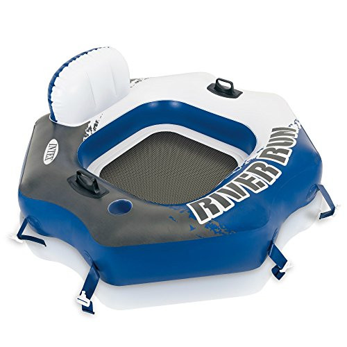 Intex River Run Connect Lounge, Inflatable Water Float, 51" X 49.5"