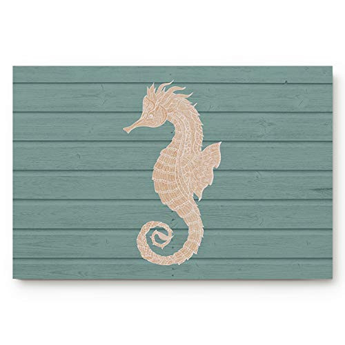 Doormats Entrance Rugs Seahorse Panttern Decor Entryway Door Mats Wooden Floor Mats Apartment Office Front Door 20 x 31.5 inches Doormats Entrance Rugs Seahorse Panttern Decor Entryway Door Mats Wooden Floor Mats Apartment Office Front Door 20 x 31.5 inches