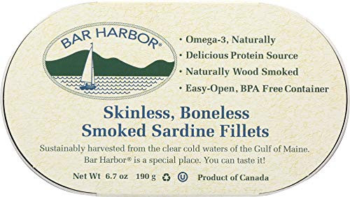 Bar Harbor NOT A CASE Boneless Skinless Smoked Sardine Fillets