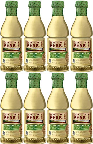 Gold Peak Iced Green Tea, 18.5 oz Bottles Pack of 8, Total of 148 Oz