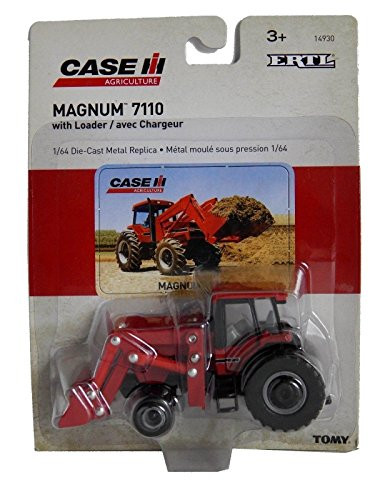 Case IH Magnum 7110 Tractor With Loader 1/64 scale Die Cast Metal Replica ERTL
