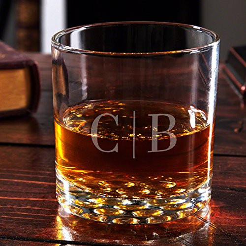 Quinton Monogram Engraved Whiskey Glass Personalized Product