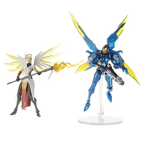 Overwatch Ultimates Series 6 inch Collectible Carbon Series Action Figure 4-Pack with Genji, Zarya, Pharah, and D. Va Blizzard Video Game Overwatch Ultimates Series 6 inch Collectible Carbon Series Action Figure 4-Pack with Genji, Zarya, Pharah, and D. Va Blizzard Video Game