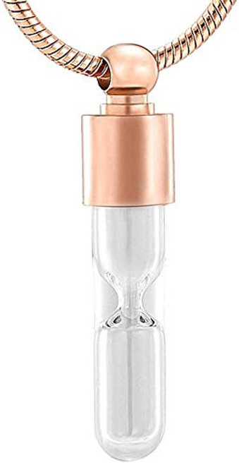 AEGW Cremation Memorial Memorial Cremation Urn Necklace Eternal Hourglass Cremation of Human pet Ashes Jewelry Glass Tube Neutral Memorial Pendant Necklace urn Pendant AEGW Cremation Memorial Memorial Cremation Urn Necklace Eternal Hourglass Cremation of Human pet Ashes Jewelry Glass Tube Neutral Memorial Pendant Necklace urn Pendant