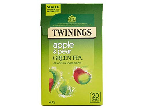 Twinings - Apple  and  Pear Green Tea - 40g Case of 4