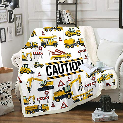 Boys Construction Truck Sherpa Throw Blanket Cartoon Machinery Cars Fleece Blanket Construction Site Vehicles Plush Blanket for Bed Sofa Couch Decor Heavy Machinery Style Fuzzy Blanket Throw 50inch x60inch Boys Construction Truck Sherpa Throw Blanket Cartoon Machinery Cars Fleece Blanket Construction Site Vehicles Plush Blanket for Bed Sofa Couch Decor Heavy Machinery Style Fuzzy Blanket Throw 50inch x60inch