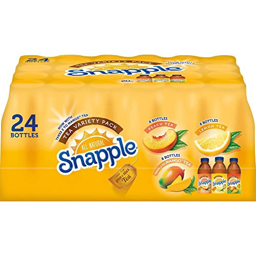 Snapple Iced Tea Variety Pack, 20 Fl Oz Pack of 24