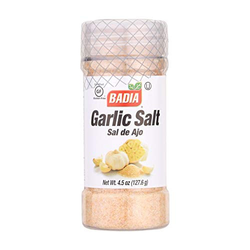 Badia Spices Garlic Salt - Case of 12 - 4.5 oz.